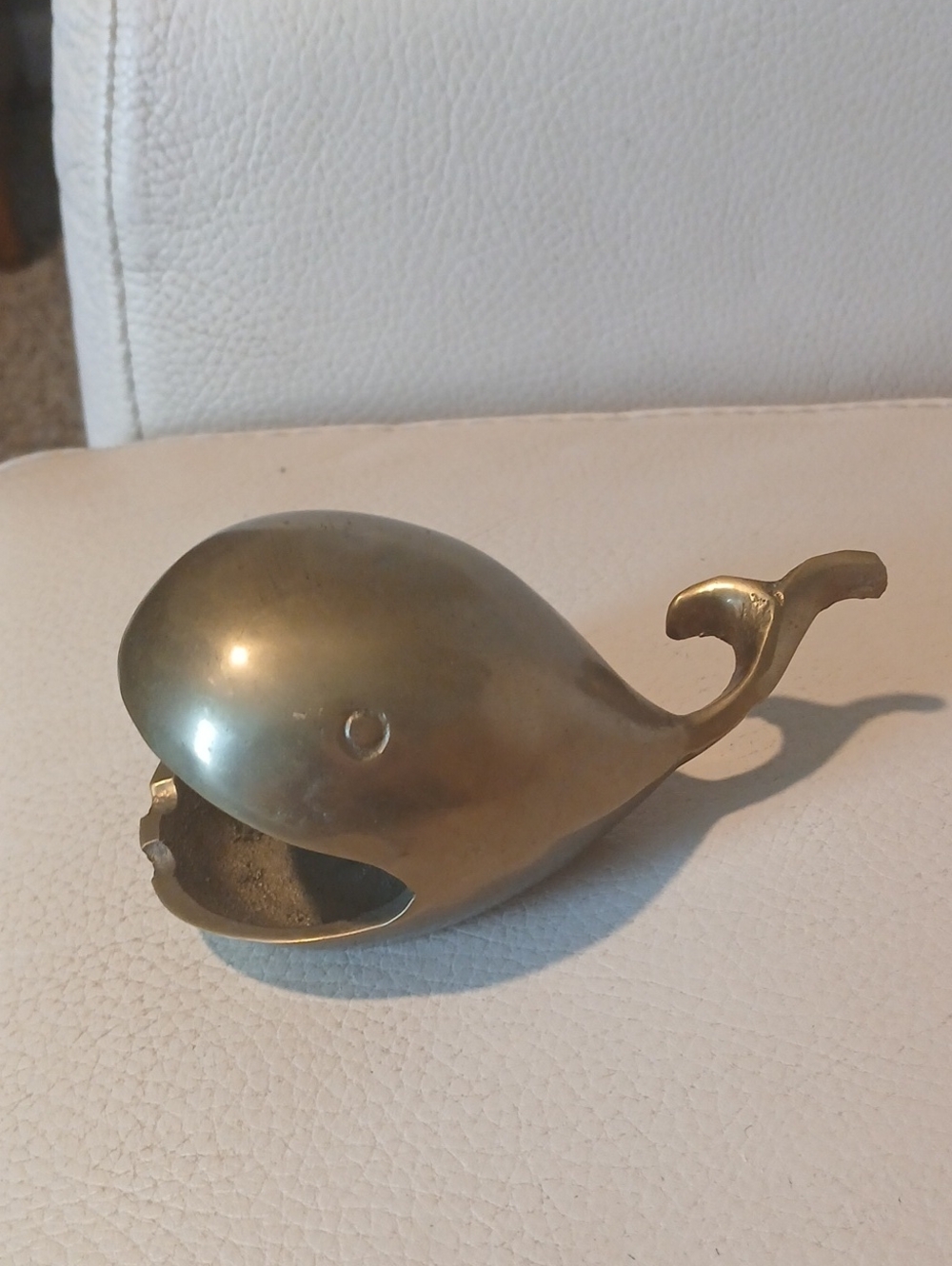 Brass Whale Ashtray - Brass Finish